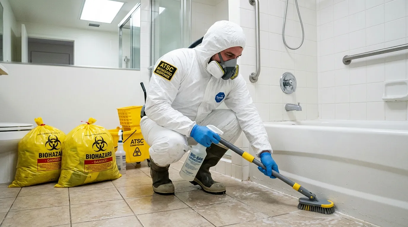 Decontamination equipment deployed for Blood Cleanup in Margate